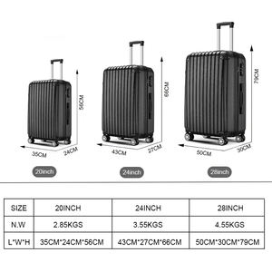 Venta caliente Maletas Vintage Equipaje Viaje 3 piezas Set Trolly Bolsas Viajes Maletas De <span class=keywords><strong>Maleta</strong></span> <span class=keywords><strong>Cabina</strong></span> - Product Image 2