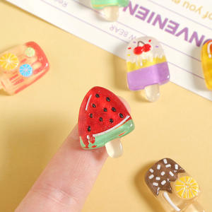 CHENXI verano Mini helado comida resina artesanía crema pegamento accesorios DIY teléfono funda <span class=keywords><strong>Slime</strong></span> encanto casa <span class=keywords><strong>de</strong></span> muñecas - Product Image 2