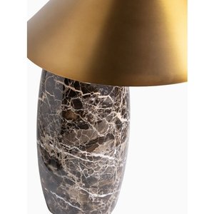 Nordic Valli Marble Table Lamp Led Light Source E27 Bulb Base Switch Control Simple Design For Living Room Bedroom Ambient - Product Image 3