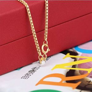 Cadena de Oro Amarillo de 18k Xinfly Au750, Tipo Box Link, Venta al por Mayor, Resistente al Deslustre, Impermeable, Patrón Geométrico, Se Vende por Gramo - Product Image 2