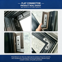 Connecteurs d'angle modernes en alliage d'aluminium pour fenêtres et portes, vis de fixation, quincaillerie sur mesure