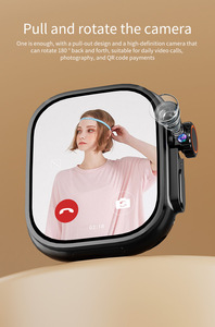 Nouvelle montre connectée 4G 2025 avec carte SIM, Android 8.1, caméra escamotable, appels vidéo, WiFi, GPS, écran AMOLED carré, 3+32 Go, IP67 - Product Image 3