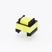 Transformateur haute fréquence EE16 personnalisé, alimentation à découpage 220V 9V AC, bobinage en cuivre, conforme ROHS