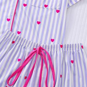 <span class=keywords><strong>Set</strong></span> pigiama con stampa personalizzata abbigliamento da notte carino da donna <span class=keywords><strong>Set</strong></span> abbigliamento da casa elegante da donna - Product Image 6