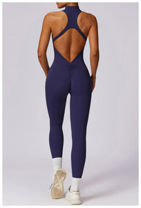 Nuovi Stili di Tute Intere da Fitness per Donna, Abbigliamento Sportivo da Palestra, Tuta da Yoga con Zip - Product Image 6