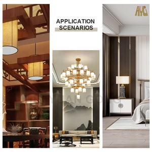 Gold Lampen schirm Träger selbst klebende Lampen schirm Rückseite goldene PVC-Folie für Lampen schirm - Product Image 6