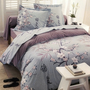 Bộ Đồ Giường Nhà Sản Xuất Thiết Kế In Màu Trắng Bán Buôn Được Trang Bị Queen Size Bed Tấm Tấm Set - Product Image 6