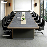 Table de Conférence de Luxe JIUSHUN en Bois pour Bureau et Salle de Réunion – Vente en Gros