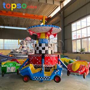 Manèges de parc intérieurs <span class=keywords><strong>et</strong></span> extérieurs, manèges de voitures volantes folles à 24 places à vendre, jeux de voitures rebondissantes - Product Image 6