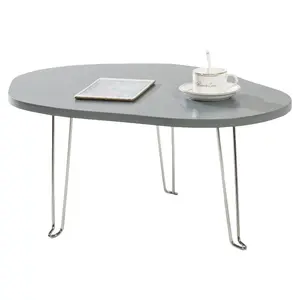 도매 바로크 새로운 모델 밝은 회색 내구성 나무 커피 테이블