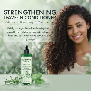 Spray Acondicionador Sin Enjuague de Romero y Menta, Tratamiento Anticaspa para el Cuero Cabelludo con Picazón, Fabricante de Marca Privada OEM - Product Image 2