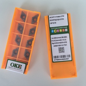 Inserto de Carburo Original DCMT11T308-OTM OP1215 para Herramienta CNC Externa, Recubrimiento TIAIN, HRC64, OEM, para Torno CNC, 100% Grado ISO - Product Image 3