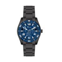 Montre pour homme en métal Forge avec bracelet en alliage Mouvement à quartz Seiko Mode sportive-Style d'affaires et artisanat exquis