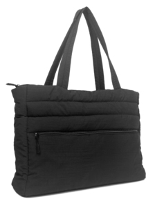 Sac fourre-tout matelassé en mousse à mémoire de forme, grand sac de courses avec poche zippée avant et 5 poches intérieures pour un rangement multifonctionnel - Product Image 2
