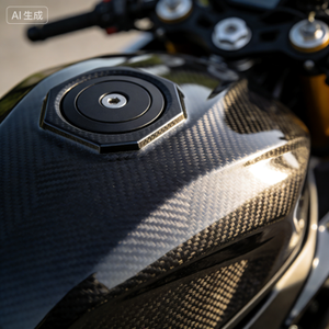 Pièces de moto en fibre de carbone 3K fabriquées sur mesure par SHENYU CUSTOM Factory pour le bouchon de réservoir de carburant - Product Image 3