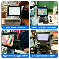 Новинка в наличии: 15-дюймовая POS-система с сенсорным экраном, кассовый аппарат, POS-терминал на Windows
