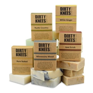 Boîte d'emballage de savon artisanal en papier kraft biodégradable écologique sur mesure avec fenêtre et logo - Product Image 4
