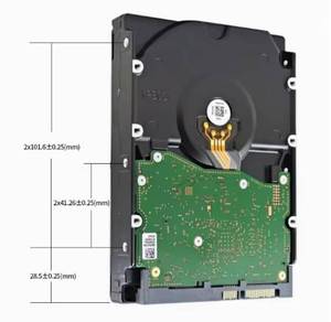 Pour les disques durs IronWolf Pro 20TB RAID NAS HDD ST18000NT001 ST20000NE000 ST22000NT001 ST24000NT002 Port d'extension SATA - Product Image 1