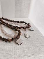 Vente en gros de bijoux délicats pour femmes superposition de pierres précieuses multicolores de créateur faits à la main bijoux de Bohème tendance en pierre naturelle