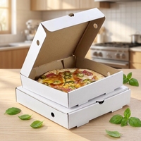 Fabricant de boîtes à pizza en carton ondulé de toutes tailles, boîtes d'emballage pour pizza en papier personnalisées utilisées pour les restaurants, fabricant de boîtes à pizza