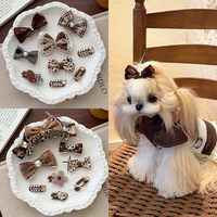 Barrettes pour animaux de compagnie en tissu papillon mignonnes, accessoires pour chiens, adaptées à tous les types de chats et petits chiens, best-sellers