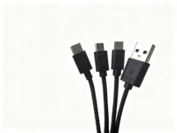 Kabel Pengisi Daya Cepat Multi USB Portabel 4 in 1 Tipe-C Mini Berkualitas Tinggi untuk Hadiah Promosi