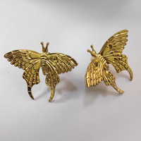 Poignées de porte de placard et de tiroir en laiton de luxe moderne, boutons décoratifs créatifs pour meubles