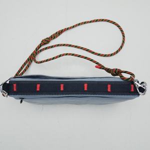 Nueva llegada diseñador de alta calidad Durable poliéster Cruz cartera bolsa lavado arrugado sarga unisex bolsa de mensajero mujeres bolsas de mensajero - Product Image 5