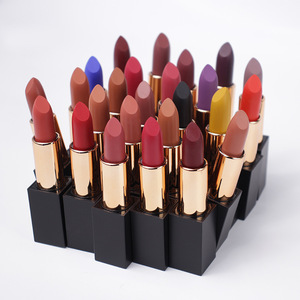 Lápiz labial de 25 colores personalizado etiqueta privada lápiz labial desnudo maquillaje mate lápiz labial para damas - Product Image 3