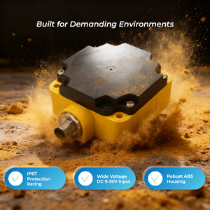 Lector <span class=keywords><strong>RFID</strong></span> <span class=keywords><strong>HF</strong></span> D1604R Estándar ISO15693 Salida RS485 Ideal para Aplicaciones de Transportadores de Rodillos en Almacenes - Product Image 4