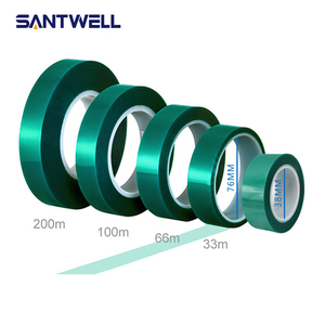 เทป PET สีเขียวทนความร้อนสูง เทปปิดฉนวนแบบไม่ทิ้งคราบ สำหรับแผงวงจร PCB ชุบเคลือบและเคลือบด้วยผง - Product Image 3
