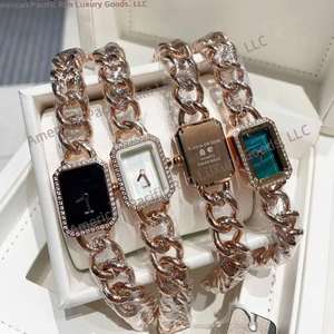 Montre pour femme - Haut de gamme, luxe léger, quartz, niche, étanche, bracelet en acier pour dames - Product Image 5