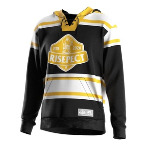 Uniformes Deportivos Personalizados para Equipos, Uniformes de Campo Extra Grandes para Damas, Camisetas de Práctica de Hockey sobre Hielo, Sudadera con Capucha Morada - Product Image 1