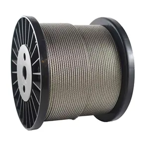 Galvanized Steel Wire Rope 19x7 Ungalvanized Cable Steel Wire Rope 1770 MPA