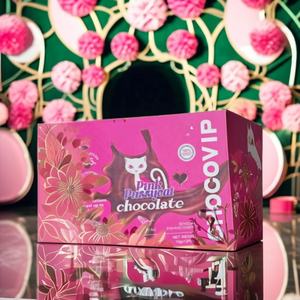 Vente chaude chat rose Oem Choco <span class=keywords><strong>Rhin</strong></span> Choco noir Kraft papier emballage UV avantage feuille d'<span class=keywords><strong>or</strong></span> et gaufrage pour Royal VIP - Product Image 6