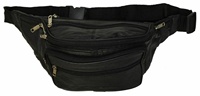 Sac à main unisexe, grande sacoche imperméable à fermeture éclair multiples, sac banane pour hommes, mode noir, en cuir véritable personnalisé