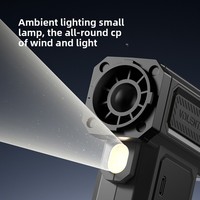 Mini souffleur portatif sans balais à batterie avec fonction neige pour voiture, camping et dépoussiéreur, allume-feu pour barbecue