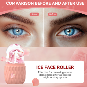 Moule à glace réutilisable en silicone pour le soin du visage, outil de beauté pour éclaircir, lubrifier, resserrer les pores et éliminer les ridules - Product Image 6
