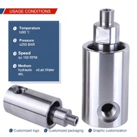 Raccords rotatifs à haute pression pour eau, 360 degrés, en acier inoxydable, à haute vitesse, universels, pour machine à laver les voitures