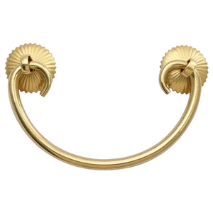 Chengyu Brass Drawer Handle Ring Chinese Style Ming Qing Furniture <b>Pull</b> Durable Surface Decoration - Product Image 5