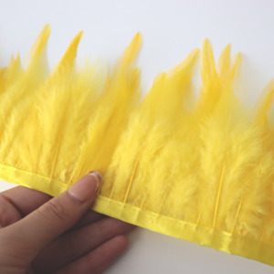 4-6 Inch Sang Trọng Nhuộm Dậu Lông Trim Fringe Trang Trí Cho Bóng Áo Đồ Nội Thất Nhà Drama Trang Phục Và Hat Cạnh - Product Image 2