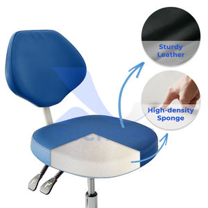 Недорогой эргономичный стул для врача, мягкое кресло из микрофибры для медицинской эстетической лаборатории и клиники красоты - Product Image 6