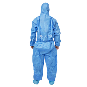 Combinaisons de protection Junlong, microporeuses, respirantes, isolantes, bottes anti-éclaboussures, imperméables, type 5/6, approuvées pour les biologiques - Product Image 4