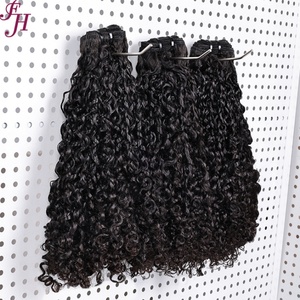 Extensions de cheveux vierges humains brésiliens, mèches de cheveux vietnamiens bouclés Pixie, double trame, cuticules alignées, 10 à 22 pouces - Product Image 1