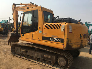 A Used Second-hand Excavator <b>Earth</b>-<b>moving</b> <b>Machinery</b> HYUNDAI 150LC-7 for Sale - Product Image 4
