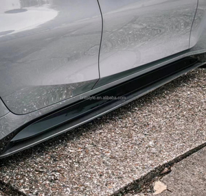 G80 M3 fibra di carbonio a secco R44 minigonne laterali per BMW G80 M3 allungamento laterale piatto G82 G83 2021 + - Product Image 4