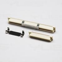 Connecteur BTB pas de 0,8 mm, double fente, SMT SMD, femelle, mâle, pour carte PCB