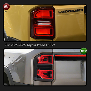 Chiku Headlights are compatible with for Toyota Prado New Land Cruiser LC250 <b>Star</b> Extreme taillights with <b>LED</b> turn signals - Product Image 3