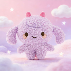 CE ASTM Animal en peluche pondéré apaisant pour l'anxiété Décor de pépinière Poupée personnalisée Animal mignon Porte-clés en peluche - Product Image 2