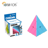 JOYSUN TOYS Cube de Vitesse Jouet Cadeaux pour Enfants Adultes Cube Magique Triangle Puzzle Jouets 3x3x3 Vitesse Cube Pyramide